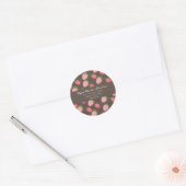 Chocolade Gedompelde Aardbeien Zakelijk Etiket (Envelop)