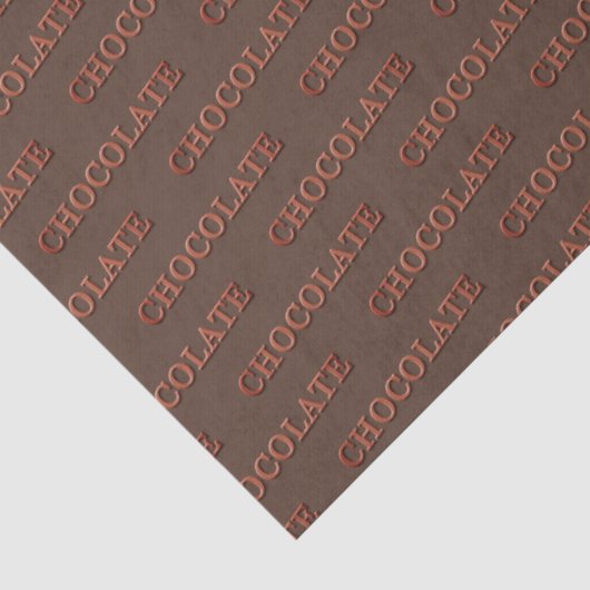Chocolade geschenk op maat tissuepapier (Detail)