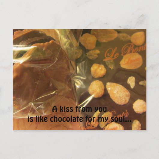Chocolade Gevoelens Briefkaart (Voorkant)