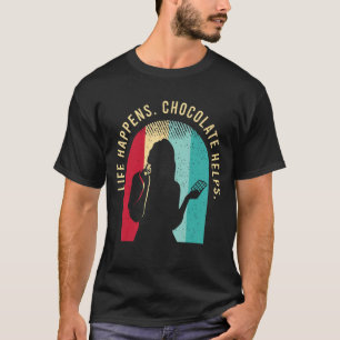 Chocolade-Gezegde voor een Sarcasticum van chocola T-shirt