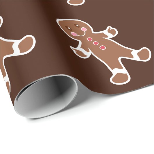 Chocolade Gingerbread koekjes inpakpapier (Rol Hoek)