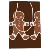 Chocolade Gingerbrood Boys Gift Bag Medium Cadeauzakje (Voorkant)