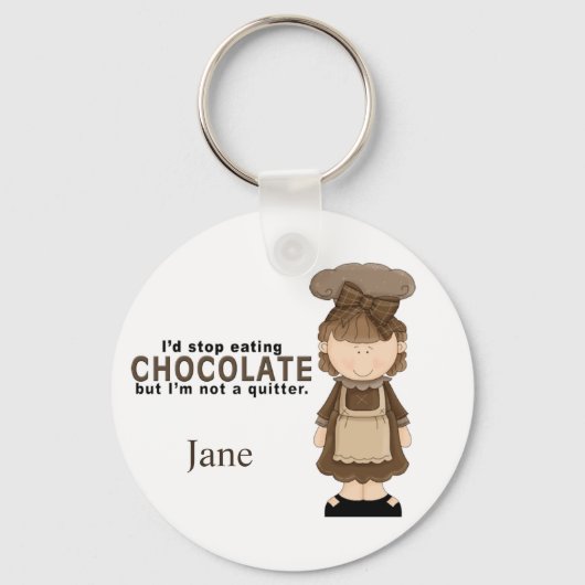 Chocolade Girl 3 Sleutelhanger (Voorkant)