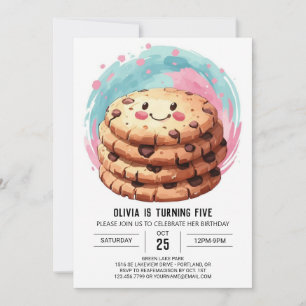 Chocolade Girly Online Cookies Verjaardag Kaart