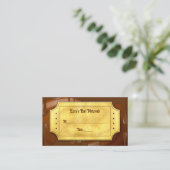 Chocolade Golden Ticket Bar of Bat Mitzvah (Staand voorkant)
