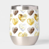 Chocolade Goud Witte Harten (Achterkant)