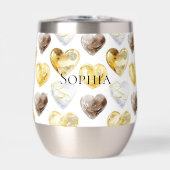 Chocolade Goud Witte Harten (Voorkant)