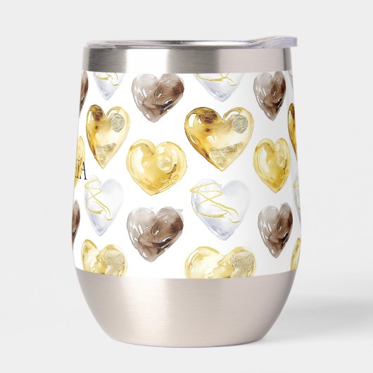 Chocolade Goud Witte Harten (Links)