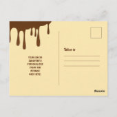 Chocolade Gouden Ticket Bar Mitzvah Dankjewel Briefkaart (Achterkant)