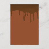 Chocolade Gouden Ticket Bat Bar Mitzvah Receptie Informatiekaartje (Achterkant)