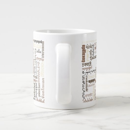 Chocolade Grote Koffiekop (Achterkant)