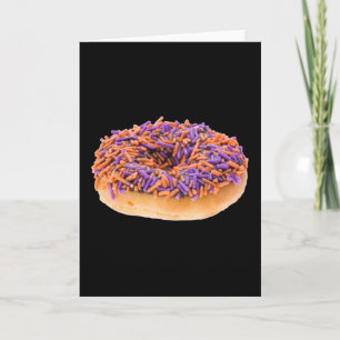 Chocolade Halloween Donut Kaart