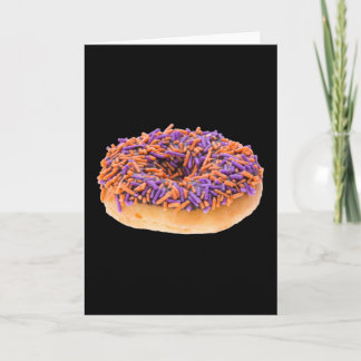 Chocolade Halloween Donut Kaart