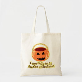 Chocolade Halloween truc voor het behandelen van p Tote Bag