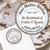 Chocolade  Handgemaakte Gourmet Food Label