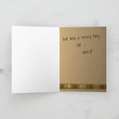 Chocolade Hart Tekenen Goud Harten Grappige Liefde Kaart (Binnen)