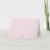 Chocolade harten op roze ondergrond Valentijn Kaart (Achterkant)
