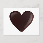 Chocolade Heart Briefkaart (Voorkant)