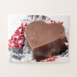 Chocolade Heart Legpuzzel