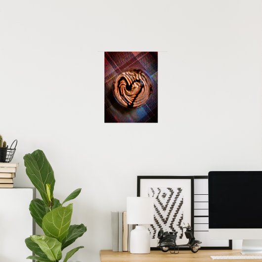 Chocolade Heart Poster (Thuiskantoor)