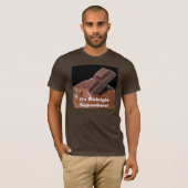 Chocolade Het is Midnight ergens T-shirt (Voorkant volledig)