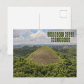 Chocolade heuvels in Bohol Briefkaart (Voorkant / Achterkant)