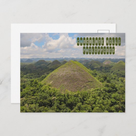Chocolade heuvels in Bohol Briefkaart (Voorkant / Achterkant)