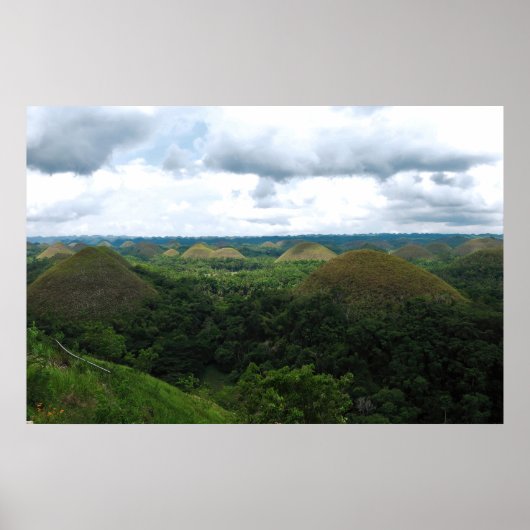 Chocolade Hills Poster (Voorkant)