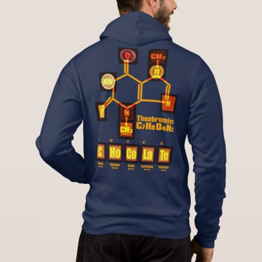 Chocolade Hoodie (Achterkant)