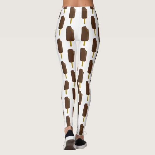 Chocolade Ice Cream Bar Leggings (Achterkant)