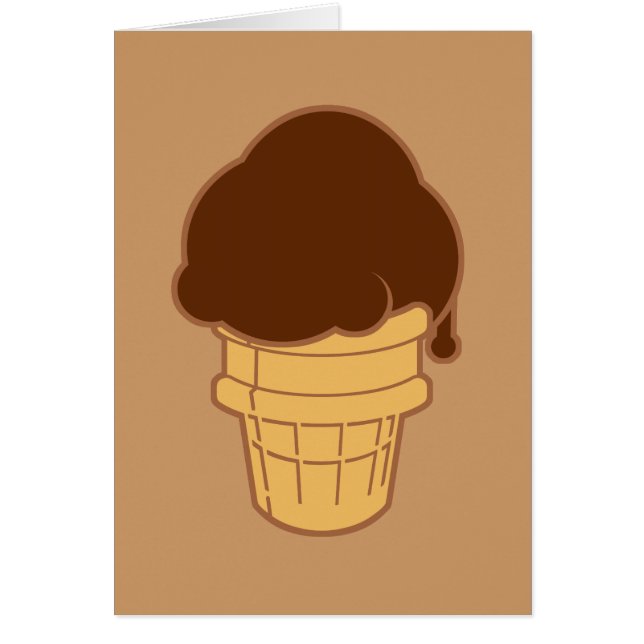Chocolade Ice Cream Cone (Voorkant)