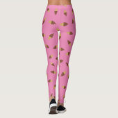 Chocolade Ice Cream Cone Leggings (Achterkant)