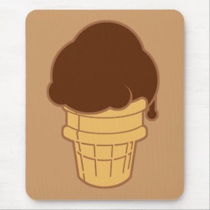 Chocolade Ice Cream Cone Muismat