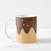 Chocolade Ice Cream Drip Koffiemok (Links)