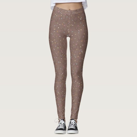Chocolade Ice Cream Leggings (Voorkant)
