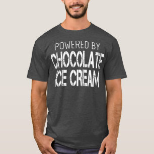 Chocolade Ice Cream Lover met chocolade T-shirt