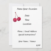 Chocolade Ice Cream Milkshake Kaart (Achterkant)