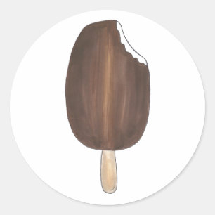 Chocolade Ice Cream Popsicles Stickers