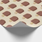 Chocolade Ice Cream Stick Cadeaupapier (Hoek)