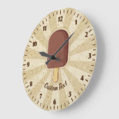 Chocolade Ice Cream Stick Grote Klok (Hoek)