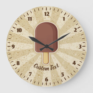 Chocolade Ice Cream Stick Grote Klok