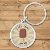 Chocolade Ice Cream Stick Sleutelhanger
