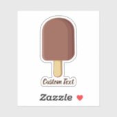 Chocolade Ice Cream Stick Sticker (Vel)
