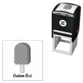 Chocolade Ice Cream Stick Zelfinktende Stempel (In situ)