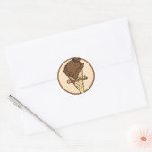 Chocolade Icecream Sticker (Envelop)