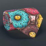 Chocolade Iced Sprinkles Doughnuts Stropdas<br><div class="desc">Mannen met een leuk patroon van chocoladedoughnoten. Meer design in voorraad. Koel voor de kantoor,  een nacht in de stad,  een bruiloft,  voor de bruidegom of groomsmen of geef als cadeau aan je man,  vader,  broer of beste vriend. Leg een verklaring af!</div>