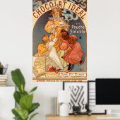  chocolade Idéal Advertisement Poster (Thuiskantoor)