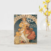 Chocolade Ideal Card Kaart (Gele Bloem)