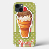 chocolade-ijs Case-Mate iPhone case (Achterkant)