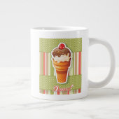  chocolade-ijs grote koffiekop (Rechts)